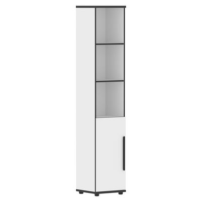 Усто UHCS 38.5 (L) (Белый) Шкаф-колонка с глухой малой дверью, левый