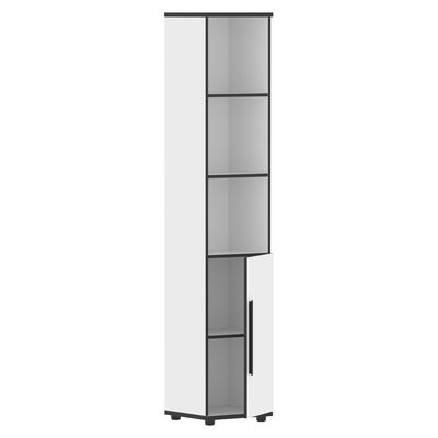 Усто UHCS 38.5 (R) (Белый) Шкаф-колонка с глухой малой дверью, правый