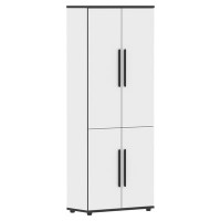 Усто UHCS 77.3 (Белый) Шкаф с глухими средними и малыми дверьми