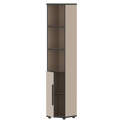 Усто UHCS 38.5 (L) (Мокачино) Шкаф-колонка с глухой малой дверью, левый