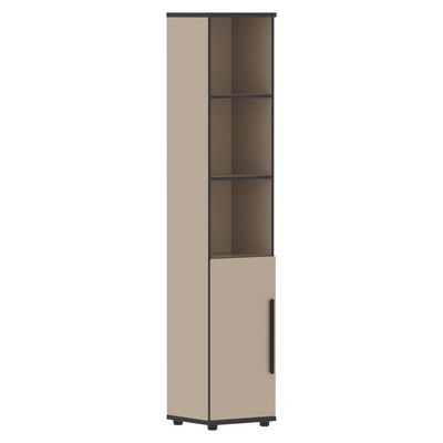 Усто UHCS 38.5 (L) (Мокачино) Шкаф-колонка с глухой малой дверью, левый