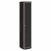 Vasanta V-506 (Дуб Кентербери) Шкаф со стеклом, узкий