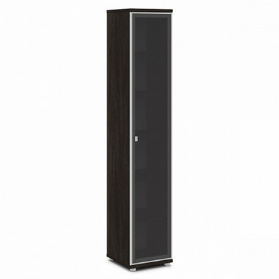 Vasanta V-506 (Дуб Кентербери) Шкаф со стеклом, узкий