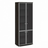 Vasanta V-612 (Дуб Кентербери) Шкаф со стеклом, высокий