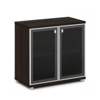 Vasanta V-652 (Дуб Кентербери) Шкаф со стеклом, низкий