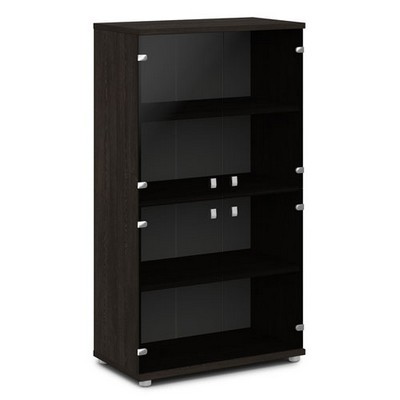 Vasanta V-668 (Дуб Кентербери) Шкаф со стеклом, средний