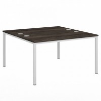 Vasanta VL-41 (Дуб Кентербери/Белый) Стол-тандем на металлокаркасе