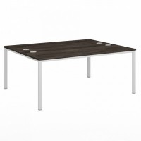 Vasanta VL-43 (Дуб Кентербери/Белый) Стол-тандем на металлокаркасе