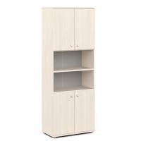Vasanta V-605 (Дуб Кобург) Шкаф полуоткрытый, высокий