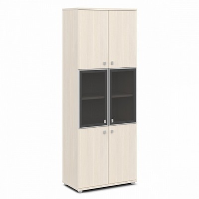 Vasanta V-613 (Дуб Кобург) Шкаф со стеклом, высокий