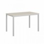 Vasanta VL-30 (Дуб Кобург/Серый) Одиночный стол на металлокаркасе