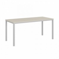 Vasanta VL-32 (Дуб Кобург/Серый) Одиночный стол на металлокаркасе