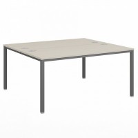 Vasanta VL-42 (Дуб Кобург/Антрацит) Стол-тандем на металлокаркасе
