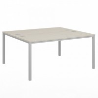 Vasanta VL-42 (Дуб Кобург/Серый) Стол-тандем на металлокаркасе