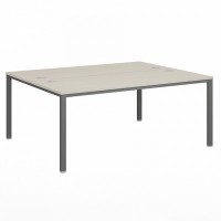 Vasanta VL-43 (Дуб Кобург/Антрацит) Стол-тандем на металлокаркасе