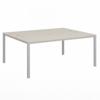 Vasanta VL-43 (Дуб Кобург/Серый) Стол-тандем на металлокаркасе