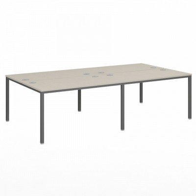 Vasanta VL-51 (Дуб Кобург/Антрацит) Бенч-система на 4 рабочих места