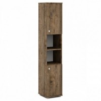 Vasanta V-504 (Дуб Самдал) Шкаф полуоткрытый, узкий