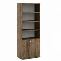 Vasanta V-604 (Дуб Самдал) Шкаф полуоткрытый, высокий