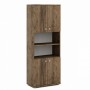 Vasanta V-605 (Дуб Самдал) Шкаф полуоткрытый, высокий