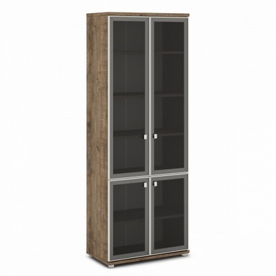 Vasanta V-612 (Дуб Самдал) Шкаф со стеклом, высокий
