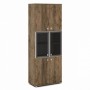 Vasanta V-613 (Дуб Самдал) Шкаф со стеклом, высокий
