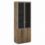Vasanta V-614 (Дуб Самдал) Шкаф со стеклом, высокий
