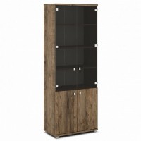 Vasanta V-634 (Дуб Самдал) Шкаф со стеклом, высокий