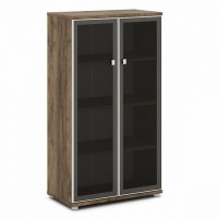 Vasanta V-665 (Дуб Самдал) Шкаф со стеклом, средний