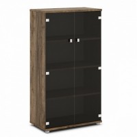 Vasanta V-667 (Дуб Самдал) Шкаф со стеклом, средний