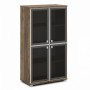 Vasanta V-669 (Дуб Самдал) Шкаф со стеклом, средний