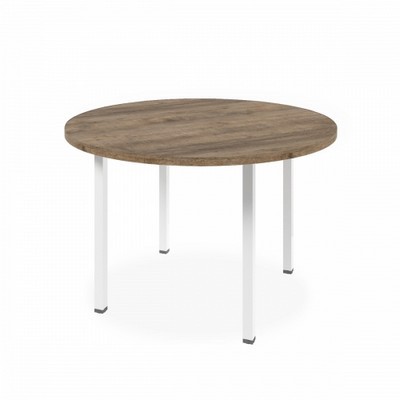 Vasanta  (Дуб Самдал/Белый) Стол для совещаний на металлокаркасе