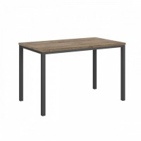 Vasanta VL-30 (Дуб Самдал/Антрацит) Одиночный стол на металлокаркасе