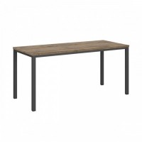 Vasanta VL-32 (Дуб Самдал/Антрацит) Одиночный стол на металлокаркасе
