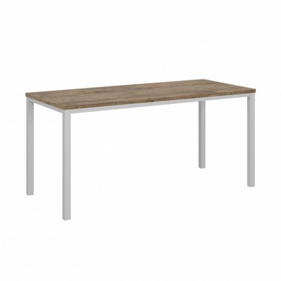 Vasanta VL-32 (Дуб Самдал/Серый) Одиночный стол на металлокаркасе