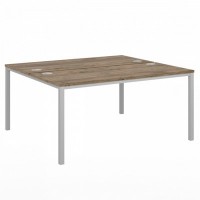 Vasanta VL-42 (Дуб Самдал/Серый) Стол-тандем на металлокаркасе