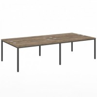 Vasanta VL-52 (Дуб Самдал/Антрацит) Бенч-система на 4 рабочих места