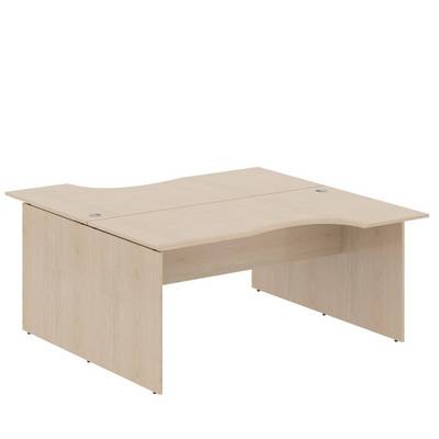 Wave W2CET 169.1 (Бук тиара) Рабочая станция 2-х местная