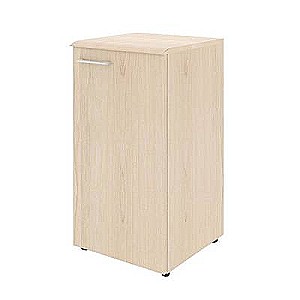 WLC 42.1 R (Бук тиара) Шкаф колонка с глухой малой дверью и топом