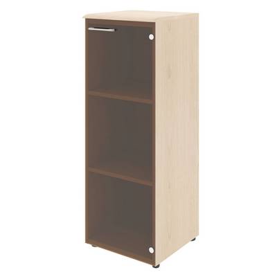 Wave WMC 42.2 R (Бук тиара) Шкаф колонка со стеклянной дверью и топом