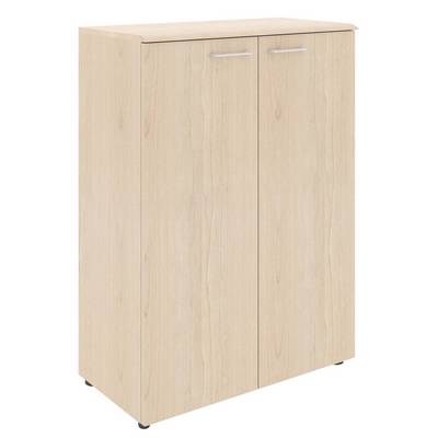 Wave WMC 85.1 (Бук тиара) Шкаф с глухими средними дверьми и топом