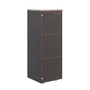 WMC 42.2 L (Дуб сонома/Легно темный) Шкаф колонка со стеклянной дверью и топом