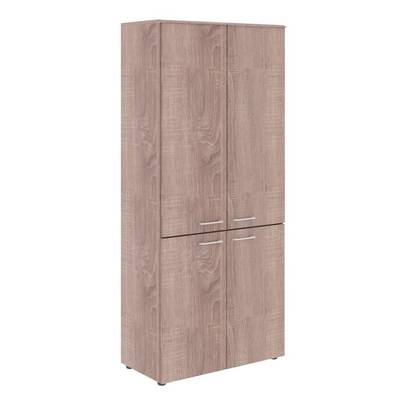 Wave WHC 85.3 (Дуб сонома) Шкаф с глухими средними и малыми дверьми