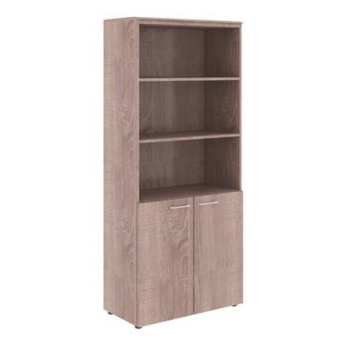WHC 85.5 (Дуб сонома) Шкаф с 1 комплектом глухих малых дверей и топом