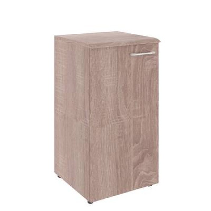 WLC 42.1 L (Дуб сонома) Шкаф колонка с глухой малой дверью и топом