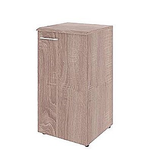 WLC 42.1 R (Дуб сонома) Шкаф колонка с глухой малой дверью и топом