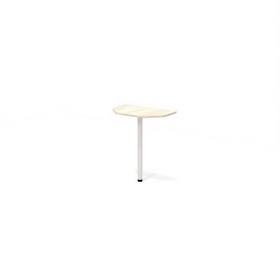 Ворк W-12+L-740 (Дуб сонома светлый) Приставка с опорой