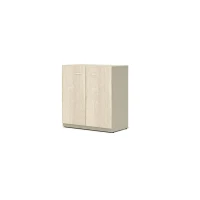 W-42+W-7.2 (Дуб сонома светлый/Мокко) Шкаф низкий