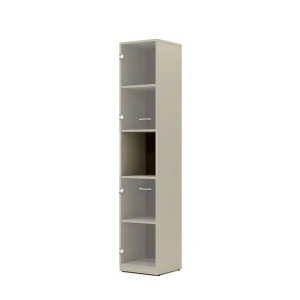 W-45+W-01.2 (Мокко) Шкаф узкий