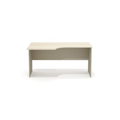 Work W-2.2 L (Дуб сонома светлый/Мокко) Стол эргономичный, левый